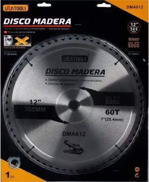 Disco Sierra Corte Profesional para Madera 12 Pulgadas X 60 D Uyustools