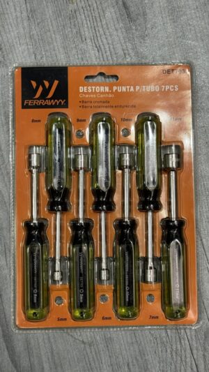 Set De Destornilladores Copa Milimetrica 7 Pcs Det703 F