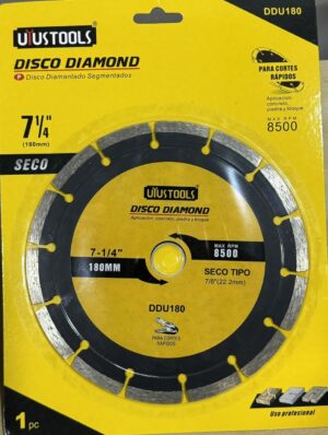 DISCO DIAMOND UYUSTOOLS 180 SECO