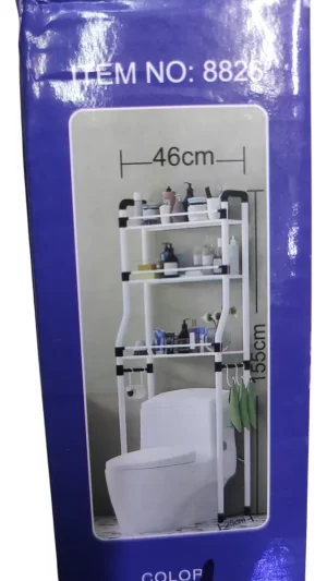 Organizador De Baño Estante De 3 Niveles Mueble Toilet Rack - Imagen 2