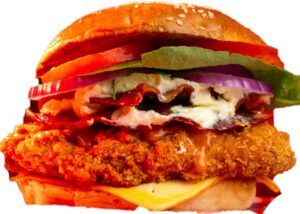 Buffalo Ranch Crispy CHICKEN BURGER