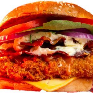 Buffalo Ranch Crispy CHICKEN BURGER